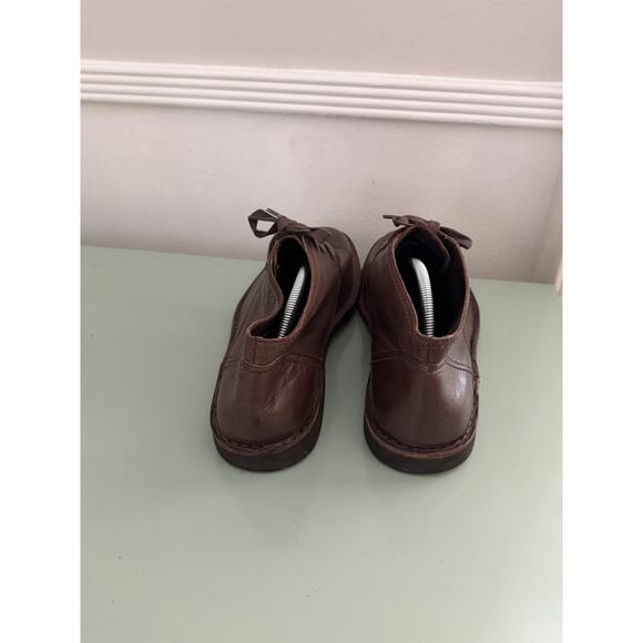 John‎ Varvatos Mens Leather Derby Oxfords Brown Shoes 13M US Made in Italy